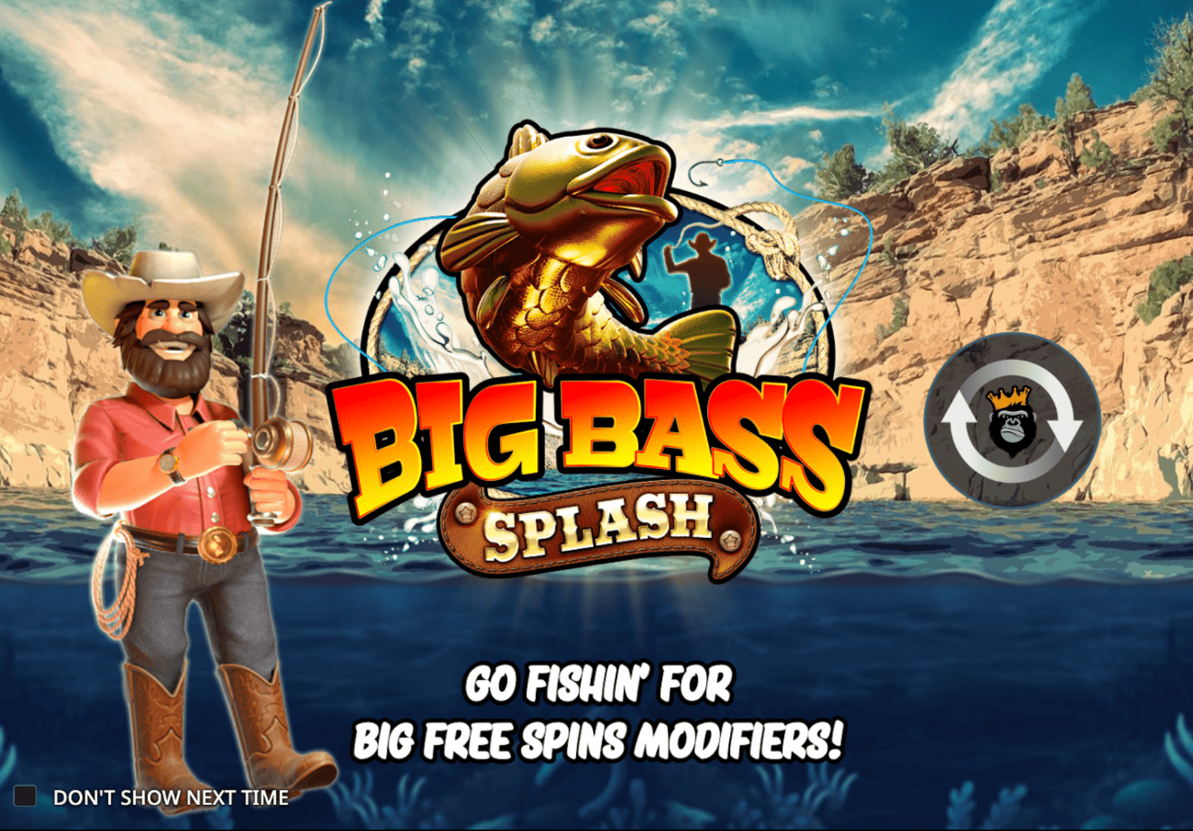 Big Bass Splash sembolleri — altın çerçeveli balıklar ve makaralardaki scatter olta