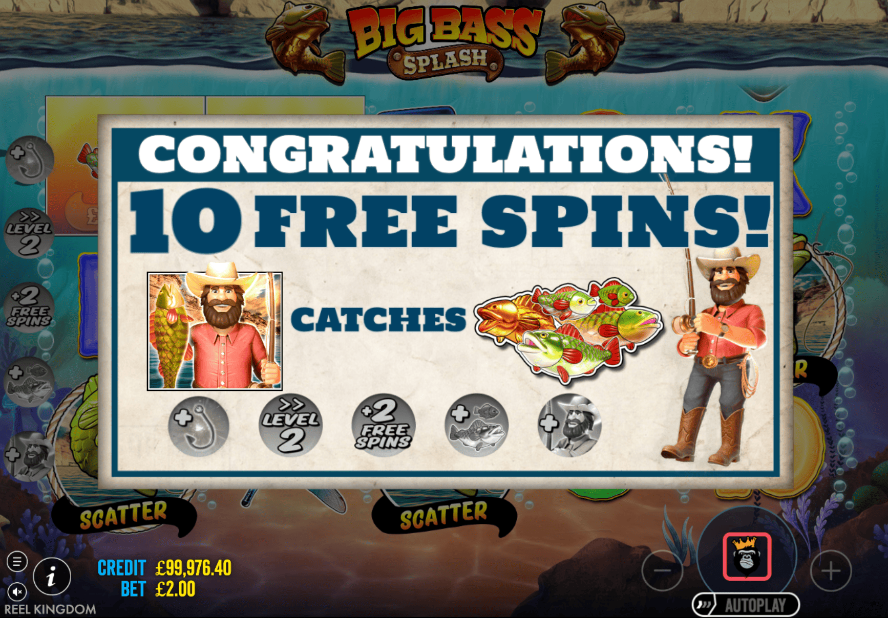 Big Bass Splash mobil — akıllı telefon ekranında slot arayüzü